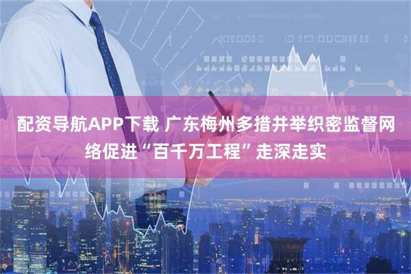 配资导航APP下载 广东梅州多措并举织密监督网络促进“百千万工程”走深走实